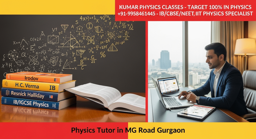 Physics Tutor in MG Road Gurgaon – Online NEET & CBSE Physics Coaching by Kumar Sir