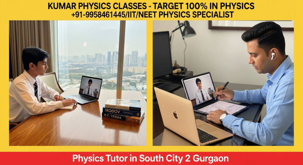 Physics Tutor in South City 2 Gurgaon – Kumar Physics Classes promotional banner
