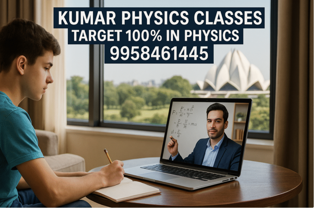 ⭐ BEST PHYSICS TUTOR IN SOUTH DELHI – KUMAR SIR (NEET, IIT-JEE, CBSE, IB, IGCSE)