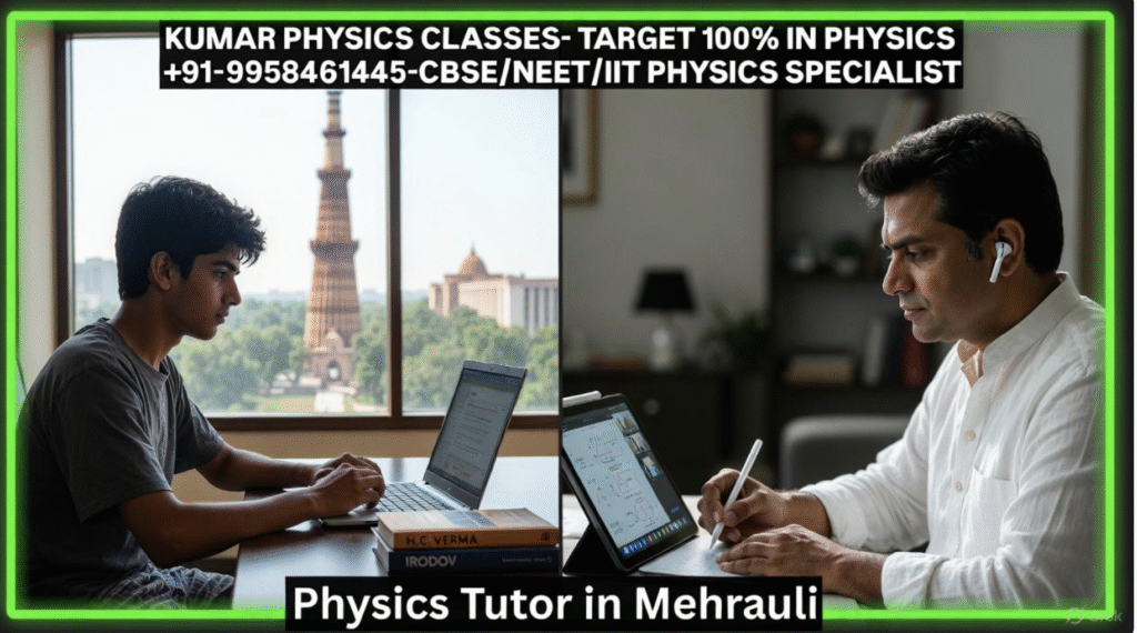 Physics Tutor in Mehrauli – Kumar Physics Classes | One-on-One Physics Coaching