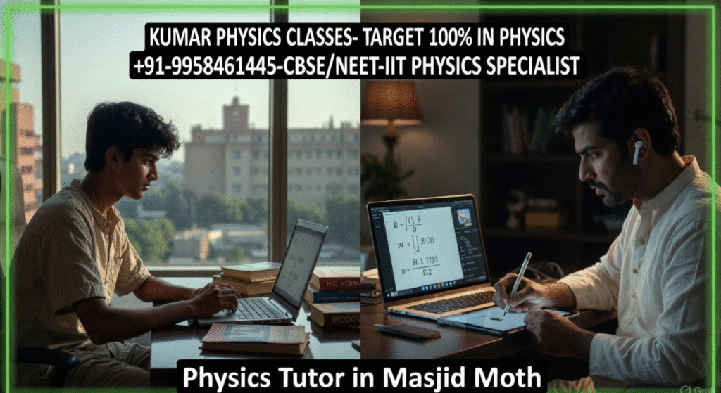 Physics Tutor in Masjid Moth – Kumar Physics Classes | One-on-One Physics Coaching