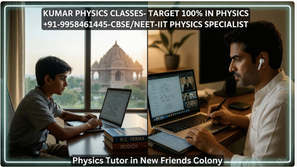Physics Tutor in New Friends Colony – Kumar Physics Classes Online Session