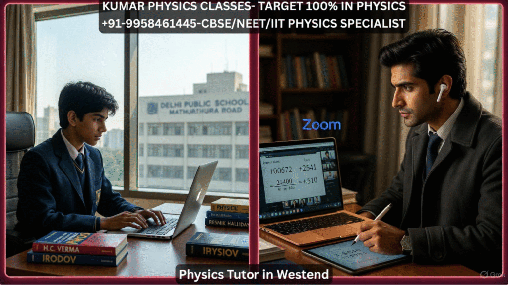 Physics Tutor in Westend – Kumar Physics Classes | Online One-on-One Physics Coaching
