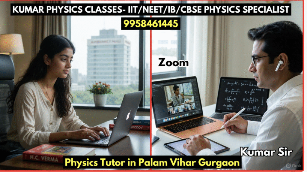 Physics Tutor in Palam Vihar Gurgaon – Kumar Physics Classes promotional banner