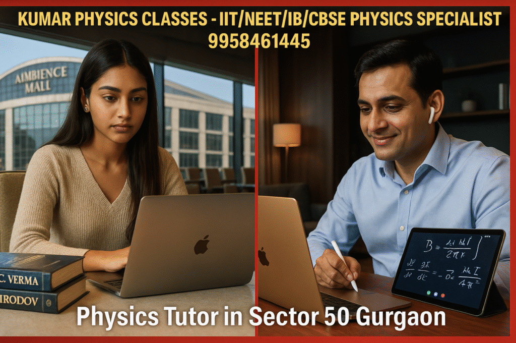 Physics Tutor in Sector 50 Gurgaon – Kumar Physics Classes promotional banner