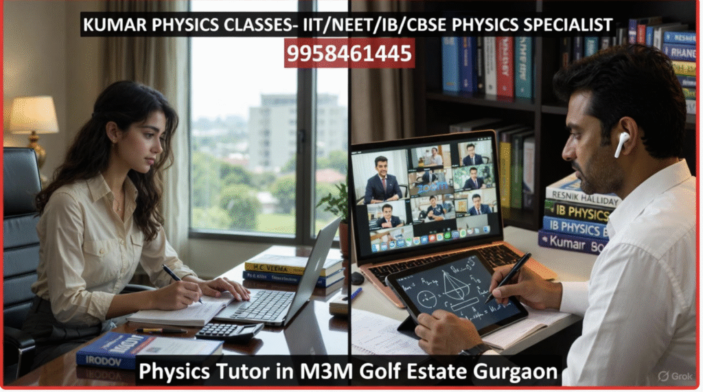 Physics Tutor in M3M Golf Estate Gurgaon – Online Physics Class with Kumar Sir 