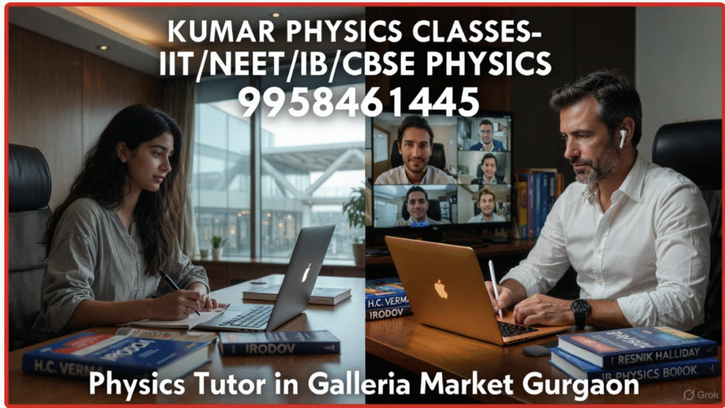 Physics Tutor in Galleria Market Gurgaon – Kumar Physics Classes 9958461445