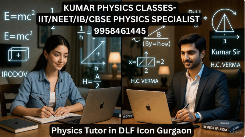 Physics Tutor in DLF Icon Gurgaon – Kumar Sir teaching IB, IGCSE, CBSE, NEET & JEE Physics