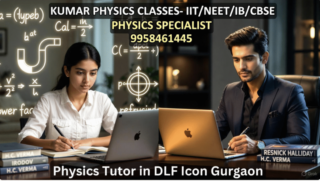 Physics Tutor in DLF Icon Gurgaon – Kumar Physics Classes | NEET • JEE • IB • IGCSE Coaching