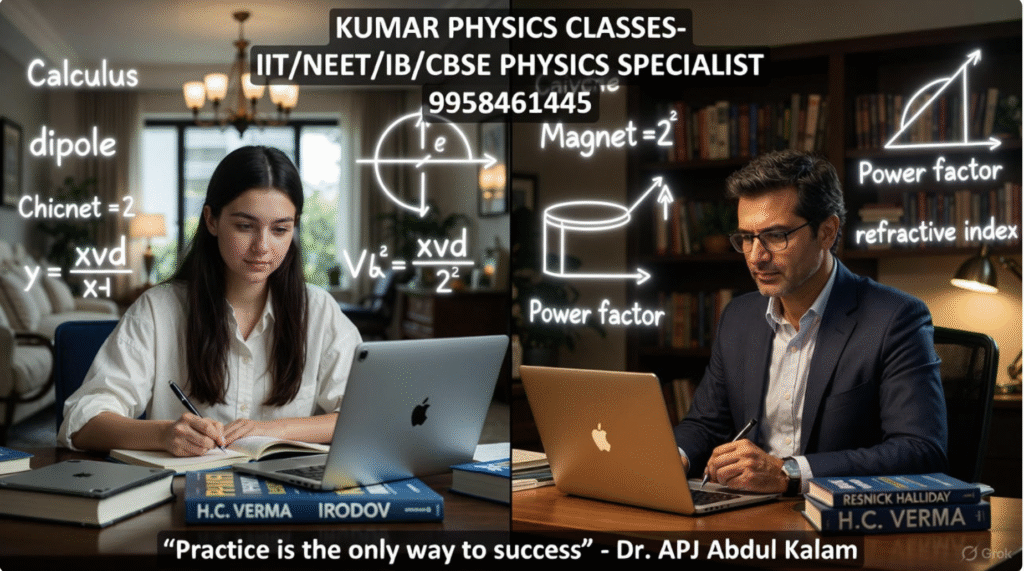 Physics Tutor in DLF Westend Heights Gurgaon – Kumar Sir teaching IB, IGCSE, CBSE Physics online 