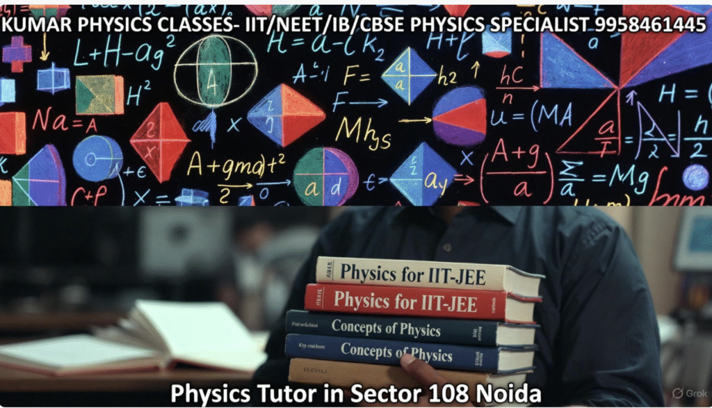 Physics Tutor in Sector 108 Noida teaching IIT JEE and NEET students 