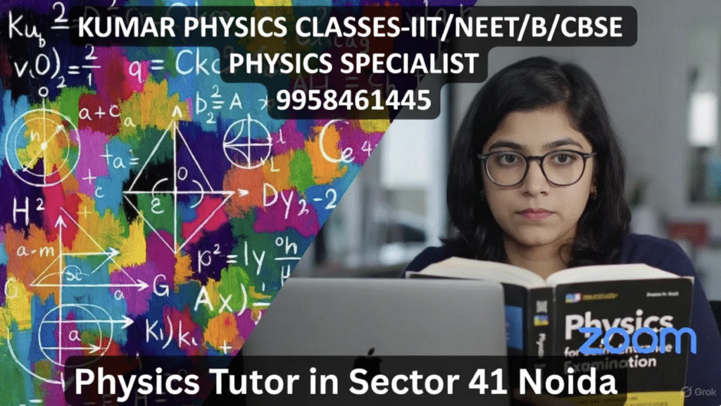 Physics Tutor in Sector 41 Noida by Kumar Physics Classes | IIT NEET CBSE Specialist 