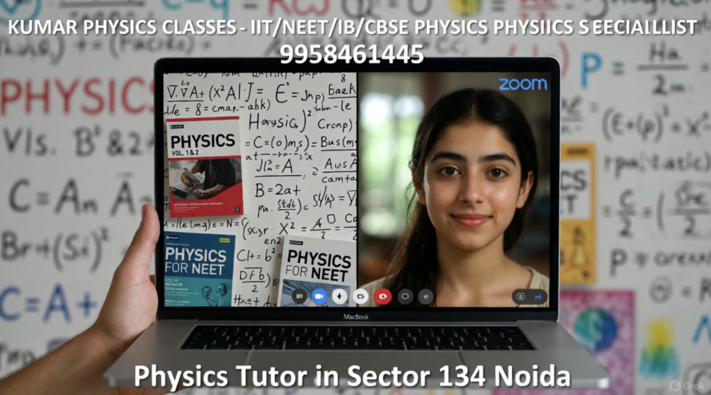 Physics Tutor in Sector 134 Noida – Online class session with Kumar Sir