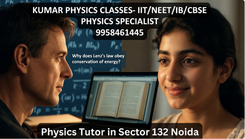 Physics tutor teaching a student online – Sector 132 Noida | Kumar Physics Classes